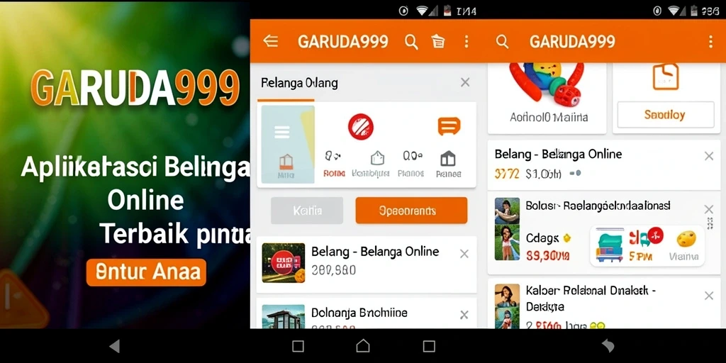 Tampilan antarmuka pengguna GARUDA999 yang mudah digunakan.
