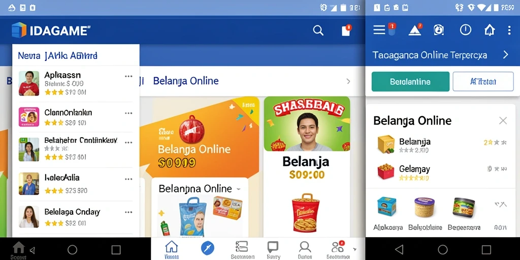 Antarmuka pengguna IDAGAME yang menarik dan fungsional.