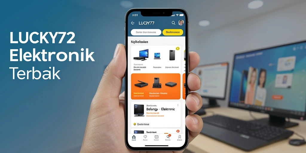 Antarmuka modern dan fungsional dari aplikasi LUCKY72.
