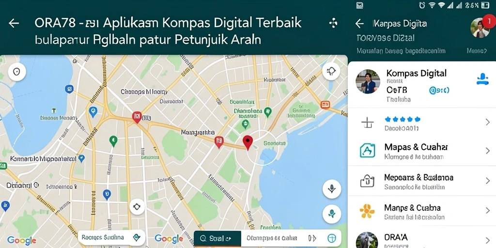 Tampilan antarmuka ORA78 yang jelas dan fungsional untuk navigasi.