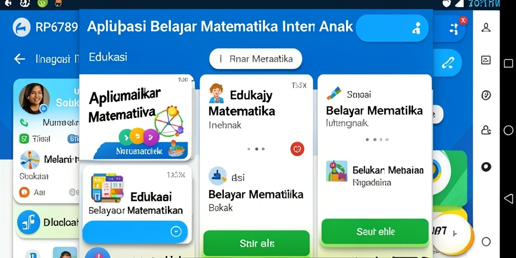 Tampilan antarmuka pengguna RP6789 yang interaktif dan menarik.